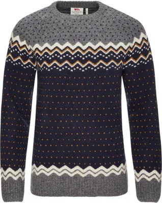 Produktbild von Fjällräven Övik Knit Sweater Strick-Pullover Baumwolle PFC-frei Herren Blau XL