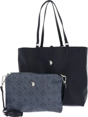Image de U.S. POLO ASSN. sac à épaule Malibu Shopping Bag Navy bleu marine