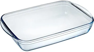 Immagine prodotto di Ibenzoa® Teglia rettangolare grande, capacità 4,5 litri – resistente al forno fino a 300 °C, adatta al congelatore e alla lavastoviglie, ideale per lasagne e sformati