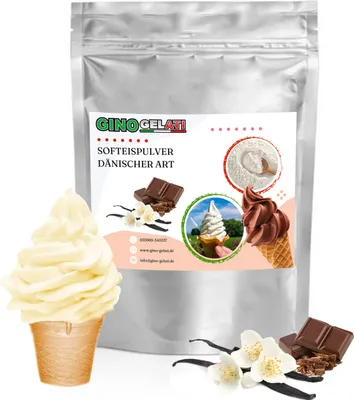 Immagine prodotto di Gelato soft danese al cioccolato e vaniglia in polvere 100 kg