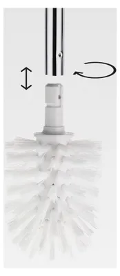 Produktbild von Ersatzbürstenkopf weiß, 3 Stück, für WC-Bürstengarnituren, Ø 6,7 cm