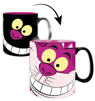 Zdjęcie produktu dla Disney Alicja w Krainie Czarów Kubek Heat Change Cheshire Cat (460 ml)