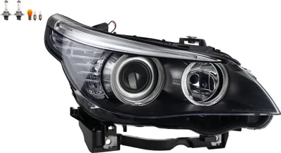 Obrázok produktu pre Johns, Halogénové svetlomety vhodné pre BMW 5 E60 E61 04/07-03/10 Pravé svetlo