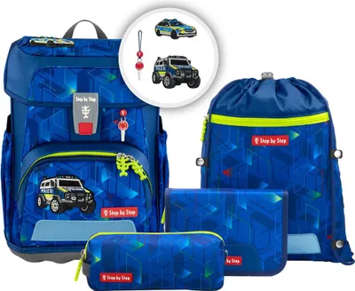 Obrázek produktu pro Sada brašen Step by Step CLOUD "Police Truck Charly", 5 kusů