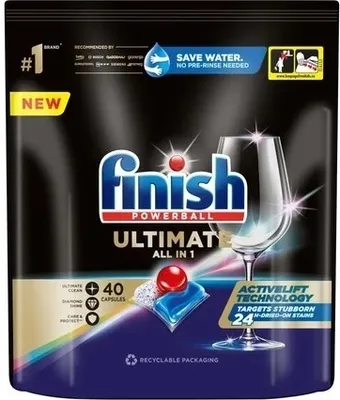 Produktbild von Finish, Quantum Ultimate Dishwasher-Kapseln, 40 Stück