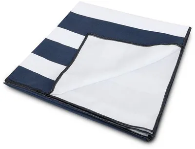 Produktbild von REGATTA RCE523 Strandtuch, Weiß Schwarz, 70 cm