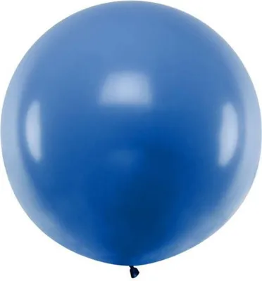 Produktbild von 1 Stk. Luftballon Ø100cm "Uni Pastell" | Blau