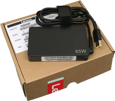 Obrázek produktu pro Lenovo 65 Watt Slim Tip napájecí zdroj Nabíječka notebooků Thinkpad