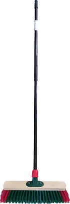 Produktbild von BÜMAG Garten- & Straßenbesen 40 cm mit PVC-Beborstung und Teleskopstiel - klassisch, effizient und gut