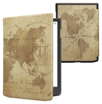 Produktbild von kwmobile Schutzhülle für Pocketbook InkPad 4 / Color 3 / Color 2 / Vivlio InkPad 4 / InkPad Color 3 Hülle - eReader Flip Case mit Auto Sleep Funktion