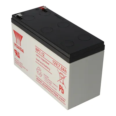 Obrázek produktu pro YUASA NP7-12 baterie NPW36-12 olověná PB 12V 7000mAh s 4,8mm kontakty