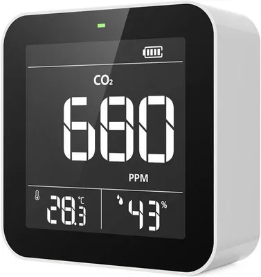 Productafbeelding van CO2 Meetinstrument voor Binnenlucht met Temperatuur- en Luchtvochtigheidmonitoring