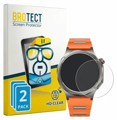 Produktbild von 2x Für Oppo Watch X3 Schutzfolie BROTECT Displayschutz Display Schutz Folie Klar Transparent
