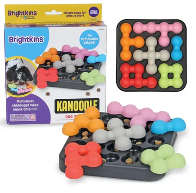 Obrázok produktu pre Vzdelávacie pomôcky Brightkins Kanoodle – Vydanie pre psov – Interaktívna hračka pre psov