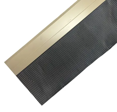 Image de Solin à Bavette Plomb Plissé Naturel - Largeur 170 mm - Porte-Solin Sahara Intégré - Modèle Joint Mastic - Longueur 2m