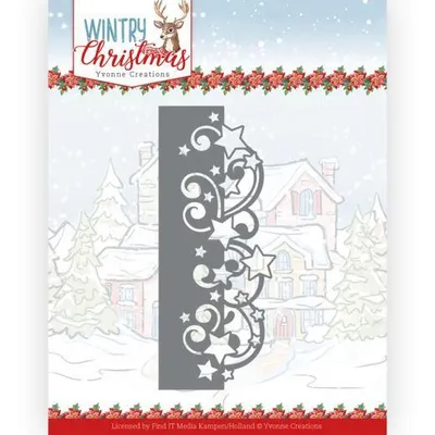 Produktbild von Stanzschablone - Yvonne Creations - Wintry Christmas - Sternen Borde