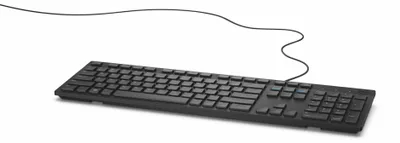 Zdjęcie produktu dla DELL KB216, Pełnowymiarowy (100%), Przewodowa, USB, QWERTY, Czarny