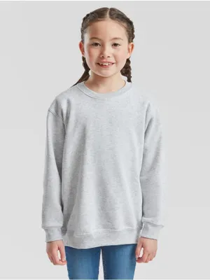 Immagine prodotto di Felpa da bambino Classic Set-⁠in di Fruit Of The Loom Gris - 7-8 Años