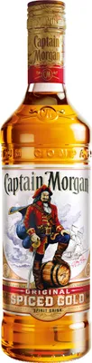 Produktbild von Captain Morgan Original Spiced Gold, 6er, Rum-Basis, Alkohol, Alkoholgetränk, Flasche, 35 %, 700 ml, 735469