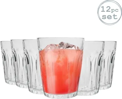 Produktbild von Duralex Provence Trinkgläser - 220ml Tumblers für Wasser, Saft - Packung mit 12