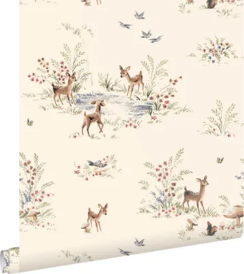 Immagine prodotto di ESTAhome carta da parati cervi beige 50 x 900 cm