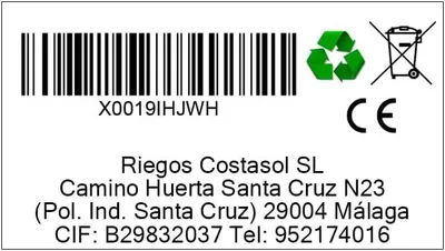 Imagen del producto de Abrazaderas para tubos de 16 mm, 25 unidades, color , para sistemas de riego de jardines