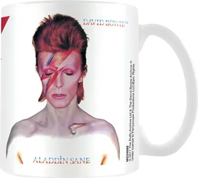 Image de David Bowie - Tasse à café "Aladdin Sane" PM2101 (taille unique) (Blanc)