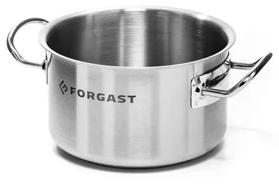 Image de Casserole en acier inoxydable, sans couvercle, 18 litres, 35 cm