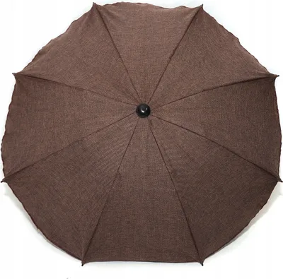 Produktbild von Skyline Sonnenschirm für Kinderwagen flexiblem Befestigungsarm UV-Schutz50+ Sonnensegel Sonnenschutz Kinderwagen-Sonnensegel, Ø63cm, Braun Linen