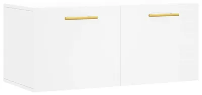 Produktbild von vidaXL Wandschrank Weiß 80x36,5x35 cm Holzwerkstoff