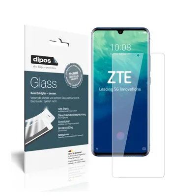 Produktbild von 2x Schutzfolie für ZTE Axon 10s Pro - Anti-Shock 9H Folie dipos Glass Kunststoffglas