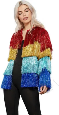 Produktbild von Lametta Festivaljacke vierfarbig Größe: S-M