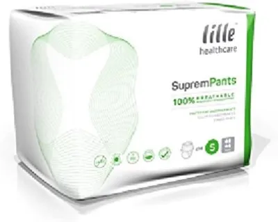 Image de Couches jetables type culotte, taille extra large, très absorbantes, 14 pièces, taille Medium, pour un tour de taille de 80 à 110 cm