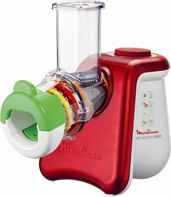 Produktbild von Moulinex Fresh Express Max 5in1 DJ8115, Elektrische Reibe, Rot, Weiß, AC, 260 W, 310 mm, 200 mm