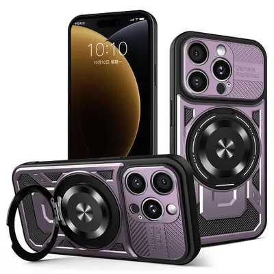 Obrázek produktu pro Techsuit – pouzdro RuggedCam pro iPhone 15 Pro – fialové
