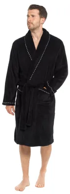 Productafbeelding van Solidchoice - Luxe Fleece Badjas voor Mannen