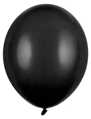 Zdjęcie produktu dla Balony lateksowe czarne 30 cm, 100 szt.