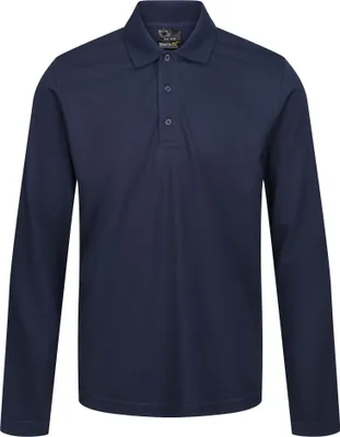 Produktbild von Regatta Professional - Poloshirt für Herren Langärmlig RG9339 (XXL) (Marineblau)