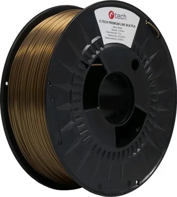 Produktbild von C-TECH Filament PREMIUM LINE PLA Silk bronz