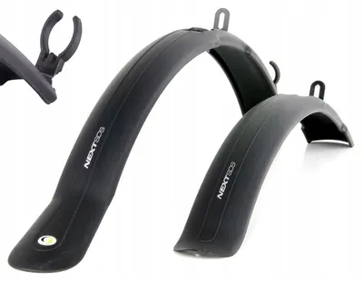 Produktbild von Simpla Next Fahrradschutzblech Set vorne hinten schwarz