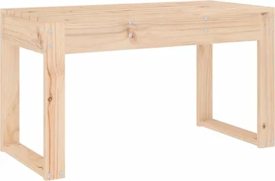 Produktbild von vidaXL Gartenbank 80x38x45 cm Massivholz Kiefer