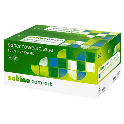 Zdjęcie produktu dla Wepa Satino Comfort, Ręcznik papierowe, 128 sztuk (PRODUKT Z NIEMIEC)