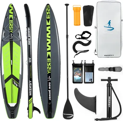 Produktbild von Stand Up Paddling Board Set, SUP Board Komplettes Zubehör, Stand Up Paddle Board für Kinder & Erwachsene, Auflasbares Paddelbrett