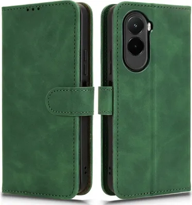 Produktbild von Xiaomi Poco M7 Hülle - Coverup Klapphülle - Grün