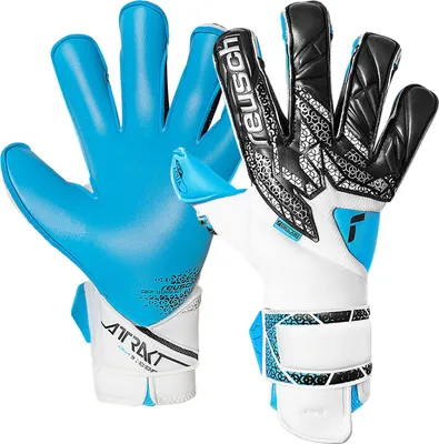 Image de Gants de gardien de but Reusch Attrakt Aqua Evolution avec Evolution Cut 1126 white/black/aqua blue 10