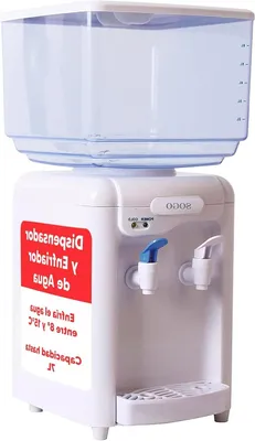 Productafbeelding van Water Dispenser - Drank Dispenser Waterkoeler - Verfrissing Thuis - Twee Taps - 7 Liter - Wit
