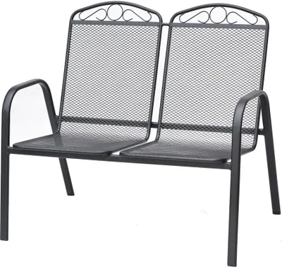 Obrázek produktu pro ROJAPLAST ZWMC-S28 Zahradní lavice, černá ROJAPLAST 609/4