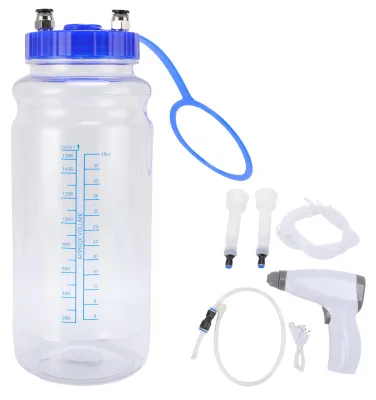 Produktbild von 2-Liter-Kuhmelkmaschine, 5-stufige Saugkraft, Silikonzitzen, tragbare Rindermelkmaschine, 5 V