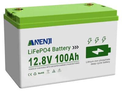 Produktbild von Lithium-Eisenphosphat-Batterie, 100AH Kapazität, 6000 Zyklen, ANJ-12V-100AH