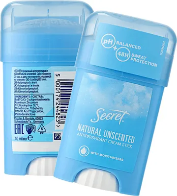Obrázek produktu pro Krémový antiperspirant v tyčince Secret Natural Unscented 73 g